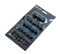 Cappello a vite per moto, set da 30 pezzi, 5 colori, copribulloni decorativi, per scooter, antiruggine, vestibilità universale e regolazione estetica