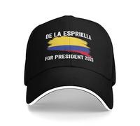 Cappello Abelardo De La Espriella 2026 Berretto da baseball per le elezioni del presidente della Colombia