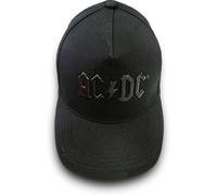 Cappello AC/DC Logo Ufficiale AC DC Nero ACDC Unisex Adulto Ragazzo