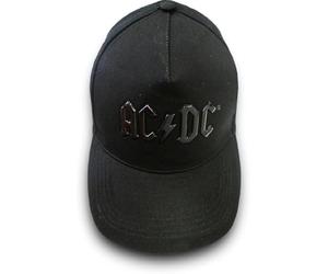 Cappello AC/DC Logo Ufficiale AC DC Nero ACDC Unisex Adulto Ragazzo