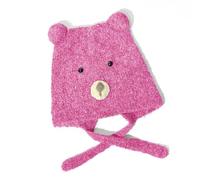 Cappello alla moda in peluche a forma di orso con dimensioni regolabili, per il freddo, caldo e bello per tenere al caldo durante l'inverno, B, Taglia unica