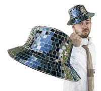 Cappello alla pescatora da donna, splendido cappello da discoteca per DJ, cappello alla pescatora con cristalli, accessorio per abbigliamento da festa