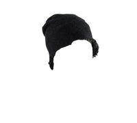 Cappello alla pescatora unisex in cashmere, lavorato a maglia, marrone, caldo berretto con nappe, 87, Taglia unica