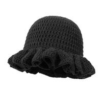 Cappello all'uncinetto, alla , morbido, fatto a mano caldo, cappello da pescatore morbido in maglia per donne, per esterni, casual, quotidiano, viaggi, campeggio, per donne, ragazze, adulti