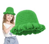 Cappello all'uncinetto - Copricapo morbido caldo fatto a mano - Cappello da pescatore morbido in maglia per donne, per esterni, casual, quotidiano, viaggi, campeggio, per donne, ragazze, adulti