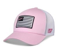 Cappello Alpinestars Flag Snap rosa-bianco