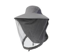 Cappello Anti-zanzare For Esterni, Estivo, Anti-UV, Protettivo Dal Sole, Berretto Da Pesca, Traspirante, In Rete, For Campeggio, Escursioni(Grey)