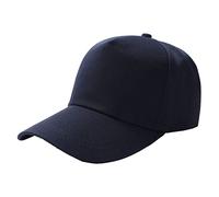 Cappello antipioggia nero da uomo e da donna, alla moda, casual, protezione solare, da baseball, con occhiali da sole, Blu marino, Taglia unica