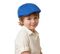 Cappello Bambino Coppola da Sole Berretto Piatto Baschi Traspirante cap alla Moda retrò Berretto Cappello da Spiaggia Pieghevole a Tesa Larga per Ragazzi Ragazze