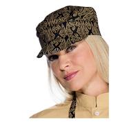 Cappello Banconista Unisex Sam Maori 92 Nero e Beige - Isacco - Cameriere