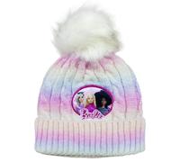 Cappello Barbie per bambina invernale cappellino in maglia con pon pon 6960