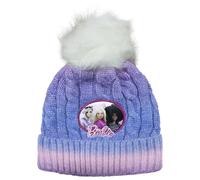 Cappello Barbie per bambina invernale cappellino in maglia con pon pon 6960