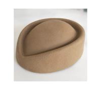 Cappello basco da donna di alta qualitÃ , a goccia, elegante, per hostess, hostess di volo, cappello a scatola,