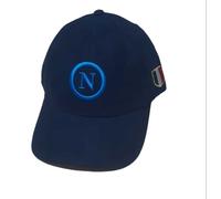 Cappello baseball alcantara logo azzurro e scudetto ssc napoli