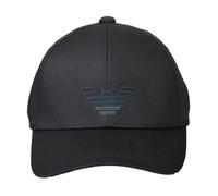 EMPORIO ARMANI Twill Baseball cap with Embroidered Eagle