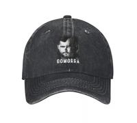 cappello baseball uomo,Gomorra Mafia Contrasto Graphic Design Streetwear Stile demin Cappello camionista Avventure all'aria aperta Cappello golf Cappellino baseball donna,regali colleghi di lavoro