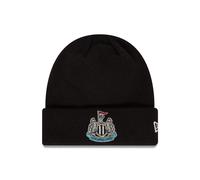 Cappello Beanie A Maglia Nera Con Polsini Ufficiale Newcastle United Per Adulti