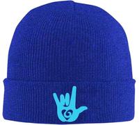 Cappello Beanie ASL Sign Language I Love You Knit Hat Elastici Cappello Invernale Traspiranti Berretto per Running Freddo All'Aperto
