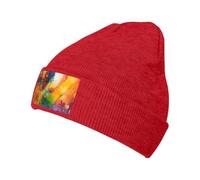 Cappello Beanie Colorful Abstract Art Painting Berretti in Maglia Morbidi Beanie Berretto Traspiranti Knit Hat per Lo Sport Running Invernale