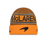Cappello Beanie Cuff Ufficiale McLaren F1 Team Lando Norris 2025 Arancione Nero