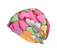 Cappello Beanie Cute Candy Hearts pour Homme Et Femme Leggero Le Sport Elastici L'Extérieur per All'Aperto Running Freddo
