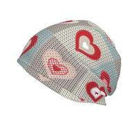 Cappello Beanie Cute Candy Hearts Protéger La Coiffure Stiloso Le Sport Elastici Les Jours Froids per Freddo Lo Sport All'Aperto