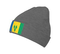 Cappello Beanie Flag of Saint Vincent Grenadines pour Homme Et Femme Elastici L'Extérieur Traspiranti Protéger La Coiffure per All'Aperto Freddo Running