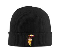 Cappello Beanie Hedgehog with Umbrella in Hand Beanie Berretto Elastici Cappello Invernale Leggero Berretto per All'Aperto Lo Sport Freddo