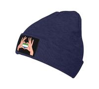 Cappello Beanie Holding Love in Your Hands Flag of Sierra Leone Berretti in Maglia Morbidi Cappello Invernale Traspiranti Berretto per Running Freddo All'Aperto