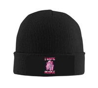 Cappello Beanie I Hate People Skeleton Cappello Invernale Elastici Beanie Berretto Stiloso Knit Hat per Lo Sport Invernale Running
