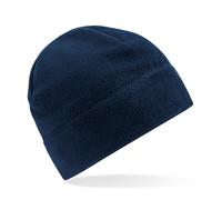 Cappello Beanie In Fleece Riciclato Caldo Stretch Fit Blu Grigio O Blu