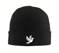 Cappello Beanie in Maglia acrilica Morbida con Pom Dove of Peace Cappello Invernale alla Moda per Donne e Uomini, Clima Freddo Essenziale