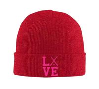 Cappello Beanie Love Field Hockey Cappello Invernale Elastici Knit Hat Leggero Berretti in Maglia per Running Lo Sport Invernale