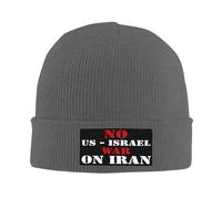 Cappello Beanie No Us - Israel War On Knit Hat Stiloso Beanie Berretto Leggero Berretti in Maglia per All'Aperto Freddo Lo Sport