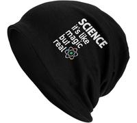 Cappello Beanie Science It's Like Magic But Real Beanie Berretto Morbidi Knit Hat Stiloso Berretti in Maglia per Invernale Lo Sport All'Aperto