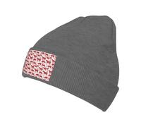 Cappello Beanie Seamless Map of The Animal World Knit Hat Morbidi Berretto Elastici Cappello Invernale per Lo Sport Running Invernale