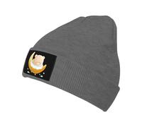 Cappello Beanie The Bear Sleeping On The Moon Cappello Invernale Traspiranti Beanie Berretto Leggero Berretto per Freddo All'Aperto Lo Sport