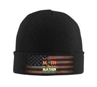 Cappello Beanie The Math Ain't Mathin Show Your Work Funny Math Teacher Berretti in Maglia Elastici Berretto Traspiranti Knit Hat per Freddo Running Lo Sport