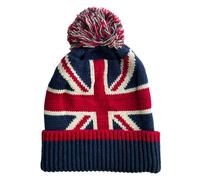 Cappello Beanie Unisex In Maglia Con Pompon Bandiera Del Regno Unito Londra