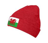 Cappello Beanie Welsh Dragon Cappello Invernale Morbidi Beanie Berretto Elastici Berretti in Maglia per Running Lo Sport Invernale