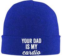 Cappello Beanie Your Dad Is My Cardio Berretti in Maglia Leggero Beanie Berretto Stiloso Cappello Invernale per All'Aperto Freddo Invernale