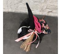 CAPPELLO BEFANA ARTIGIANALE MALÙ CON SACCHETTO E SCOPA REGALO EPIFANIA