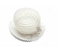 cappello beige falda part bambina elegante cerimonia bimba hat baby cildren