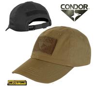 Cappello Berretto CONDOR Tactical Baseball Cap Cotton Militare Visiera COYOTE