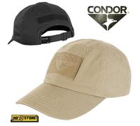Cappello Berretto CONDOR Tactical Baseball Cap Cotton Militare Visiera KHAKI