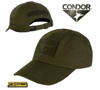 Cappello Berretto CONDOR Tactical Baseball Cap Cotton Militare Visiera VERDE OD
