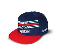 Cappello berretto Flat Visor Cap Martini Racing visiera piatta - Sparco ✔