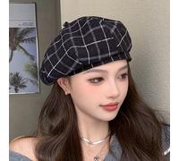 Cappello Berretto Francese Da Donna A Quadri Retro Casual Classico Moda Nuovo