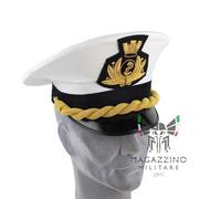 Cappello berretto originale Marina Militare Italiana Bianco ufficiale