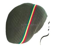 Cappello Berretto Rasta Dread Dreadlocks 100% Cotone Reggae Marley Giamaica M/L